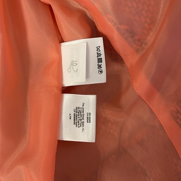 Kasper Pink Tweed Button Zip Pockets Lined Blazer Jacket Women’s Size 8 - Picture 9 of 14